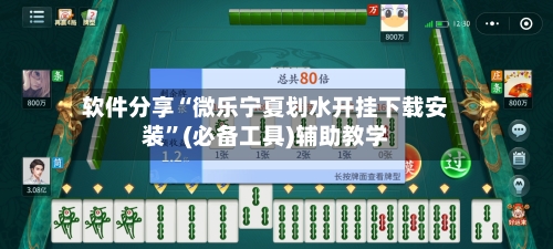软件分享“微乐宁夏划水开挂下载安装	”(必备工具)辅助教学-第2张图片