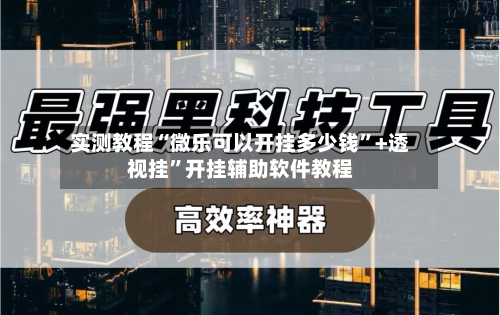 实测教程“微乐可以开挂多少钱	”+透视挂”开挂辅助软件教程-第3张图片