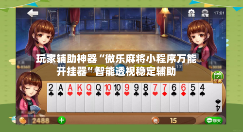 玩家辅助神器“微乐麻将小程序万能开挂器	”智能透视稳定辅助-第2张图片