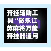 开挂辅助工具“微乐江苏麻将万能开挂器通用版”(作弊)辅助透视教程-第2张图片