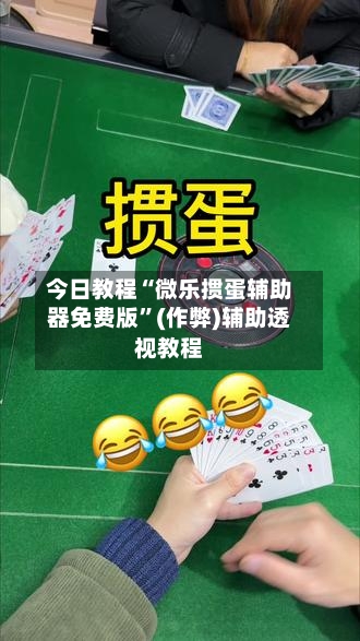 今日教程“微乐掼蛋辅助器免费版”(作弊)辅助透视教程-第1张图片