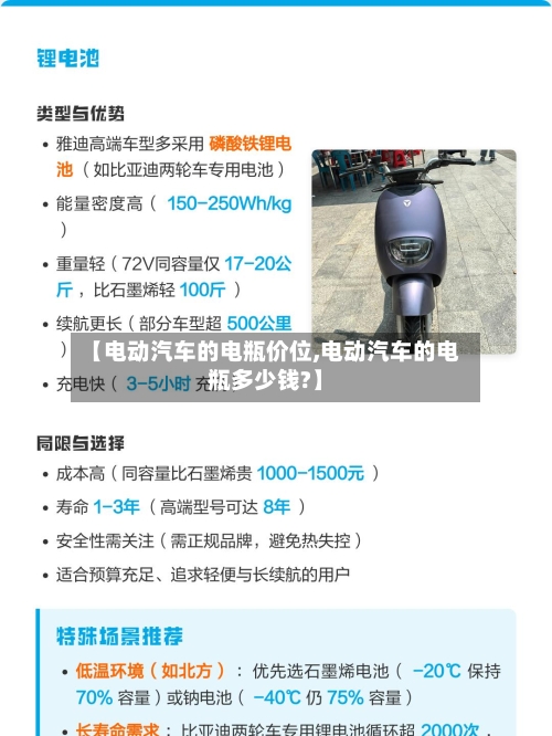 【电动汽车的电瓶价位,电动汽车的电瓶多少钱?】-第1张图片
