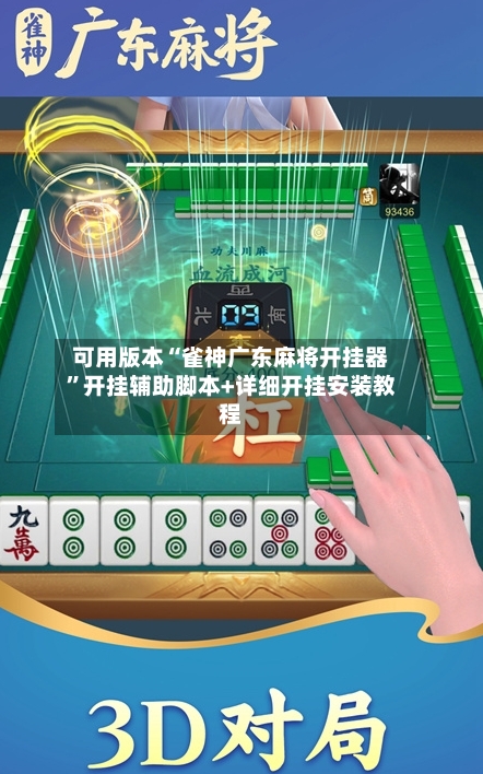 可用版本“雀神广东麻将开挂器”开挂辅助脚本+详细开挂安装教程-第3张图片
