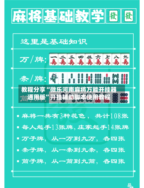教程分享“微乐河南麻将万能开挂器通用版”开挂辅助脚本使用教程-第1张图片