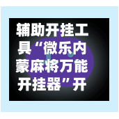 辅助开挂工具“微乐内蒙麻将万能开挂器”开挂下载安装 - 最新辅助工具教程-第1张图片