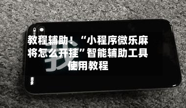 教程辅助！“小程序微乐麻将怎么开挂”智能辅助工具使用教程-第1张图片