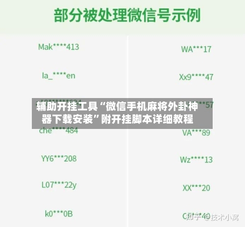 辅助开挂工具“微信手机麻将外卦神器下载安装”附开挂脚本详细教程-第1张图片
