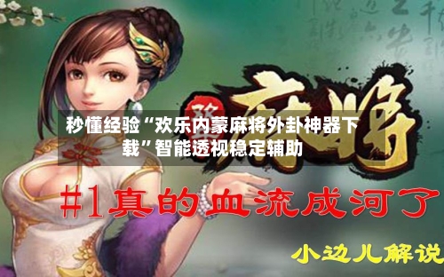秒懂经验“欢乐内蒙麻将外卦神器下载”智能透视稳定辅助-第3张图片