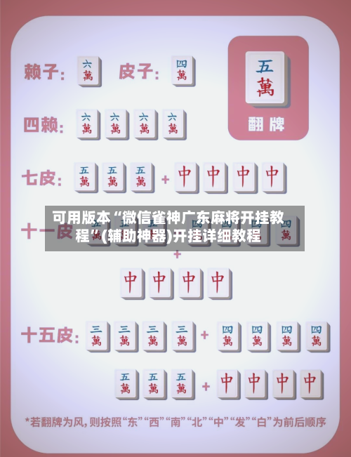 可用版本“微信雀神广东麻将开挂教程”(辅助神器)开挂详细教程-第1张图片