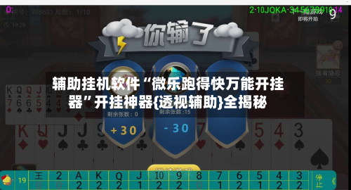 辅助挂机软件“微乐跑得快万能开挂器”开挂神器{透视辅助}全揭秘-第3张图片