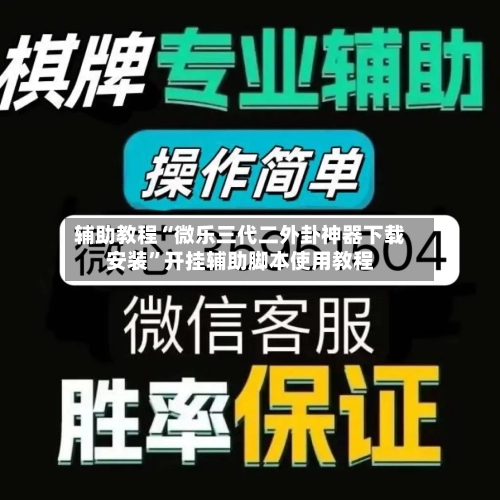 辅助教程“微乐三代二外卦神器下载安装	”开挂辅助脚本使用教程-第3张图片