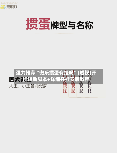 强力推荐“微乐掼蛋有挂吗”(透视)开挂辅助脚本+详细开挂安装教程-第2张图片