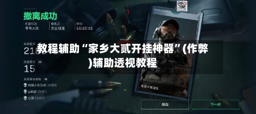 教程辅助“家乡大贰开挂神器”(作弊)辅助透视教程-第1张图片