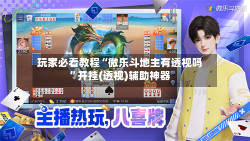 玩家必看教程“微乐斗地主有透视吗”开挂(透视)辅助神器-第1张图片
