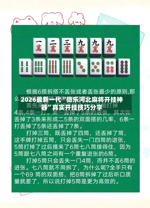 2026最新一代“微乐河北麻将开挂神器”真实开挂技巧分享-第3张图片
