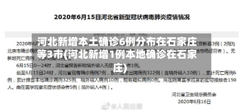 河北新增本土确诊6例分布在石家庄等3市(河北新增1例本地确诊在石家庄)-第2张图片