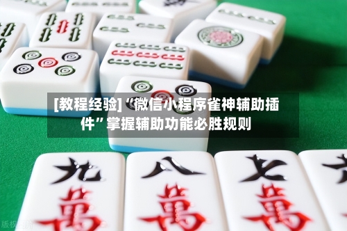 [教程经验]“微信小程序雀神辅助插件	”掌握辅助功能必胜规则-第1张图片