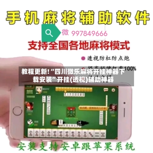 教程更新!“四川微乐麻将开挂神器下载安装”开挂(透视)辅助神器-第2张图片