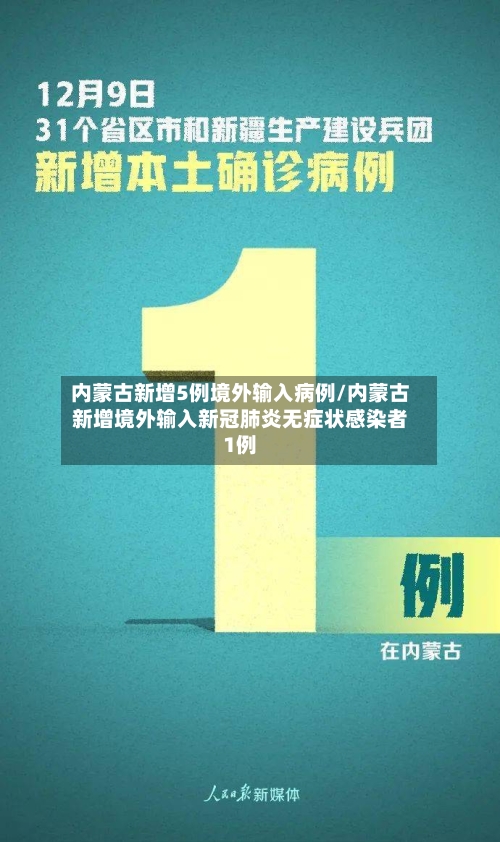 内蒙古新增5例境外输入病例/内蒙古新增境外输入新冠肺炎无症状感染者1例-第2张图片