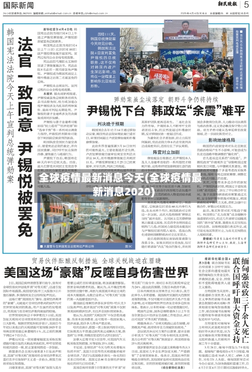 全球疫情最新消息今天(全球疫情最新消息2020)-第1张图片