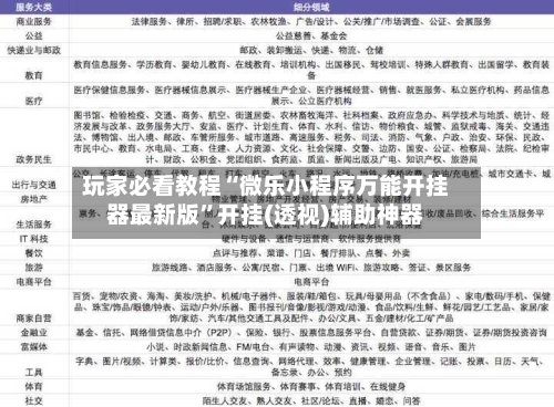 玩家必看教程“微乐小程序万能开挂器最新版”开挂(透视)辅助神器-第1张图片