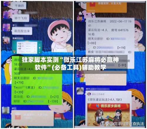 独家脚本实测“微乐江苏麻将必赢神软件”(必备工具)辅助教学-第1张图片