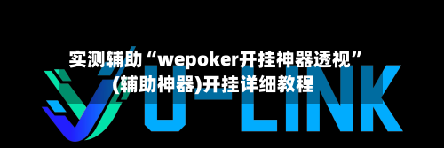 实测辅助“wepoker开挂神器透视	”(辅助神器)开挂详细教程-第1张图片
