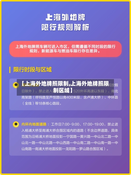 【上海外地牌照限制,上海外地牌照限制区域】-第1张图片