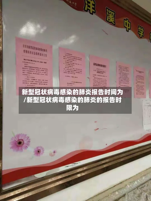 新型冠状病毒感染的肺炎报告时间为/新型冠状病毒感染的肺炎的报告时限为-第1张图片