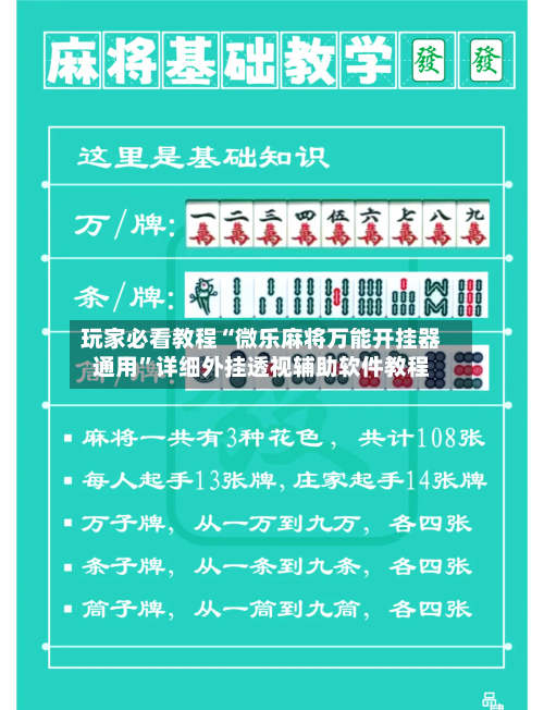 玩家必看教程“微乐麻将万能开挂器通用”详细外挂透视辅助软件教程-第1张图片
