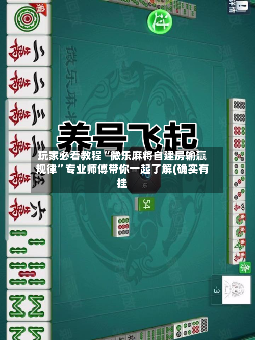 玩家必看教程“微乐麻将自建房输赢规律	”专业师傅带你一起了解(确实有挂-第1张图片