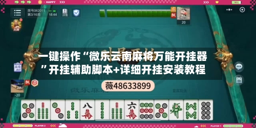 一键操作“微乐云南麻将万能开挂器	”开挂辅助脚本+详细开挂安装教程-第1张图片