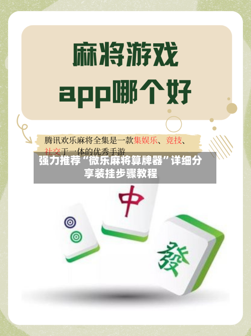 强力推荐“微乐麻将算牌器”详细分享装挂步骤教程-第1张图片