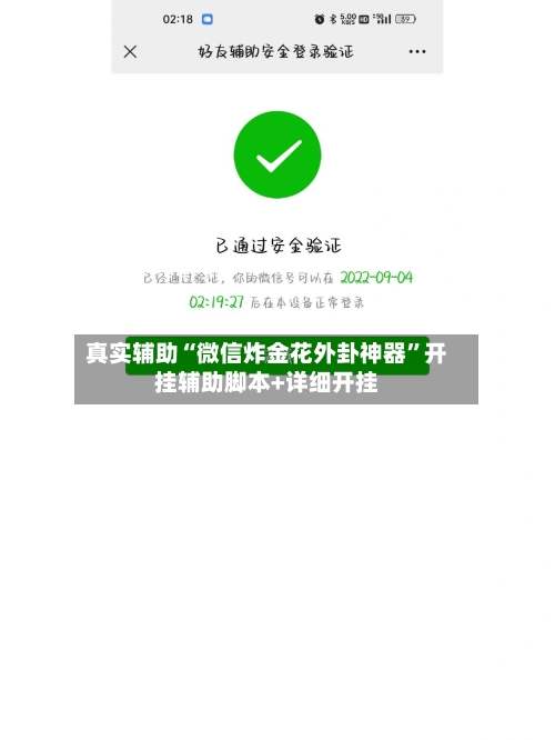真实辅助“微信炸金花外卦神器”开挂辅助脚本+详细开挂-第3张图片