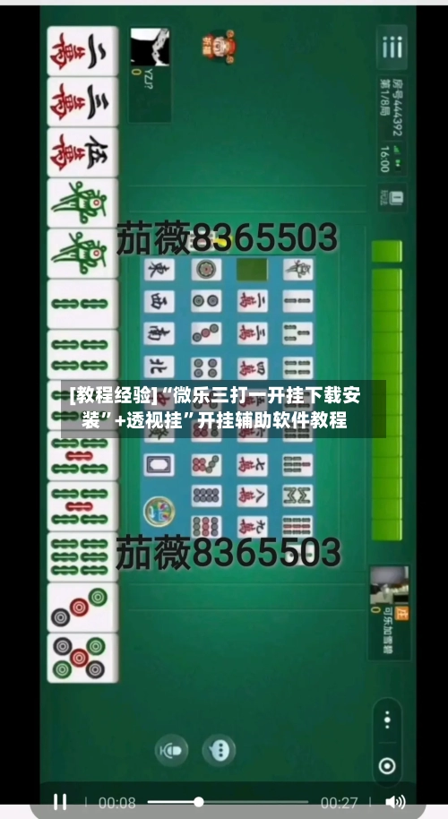 [教程经验]“微乐三打一开挂下载安装	”+透视挂”开挂辅助软件教程-第1张图片