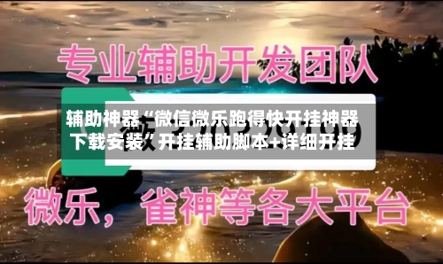辅助神器“微信微乐跑得快开挂神器下载安装”开挂辅助脚本+详细开挂-第3张图片