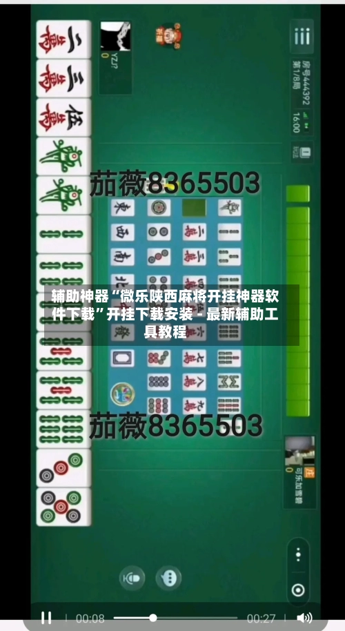 辅助神器“微乐陕西麻将开挂神器软件下载	”开挂下载安装 - 最新辅助工具教程-第1张图片