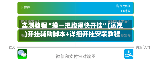 实测教程“摸一把跑得快开挂	”(透视)开挂辅助脚本+详细开挂安装教程-第1张图片