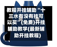 教程开挂辅助“十三水有没有挂可以买	”(免费)开挂辅助教学(最新辅助开挂教程)-第1张图片