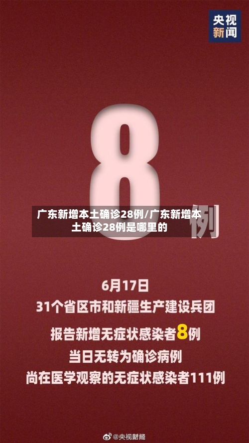 广东新增本土确诊28例/广东新增本土确诊28例是哪里的-第2张图片