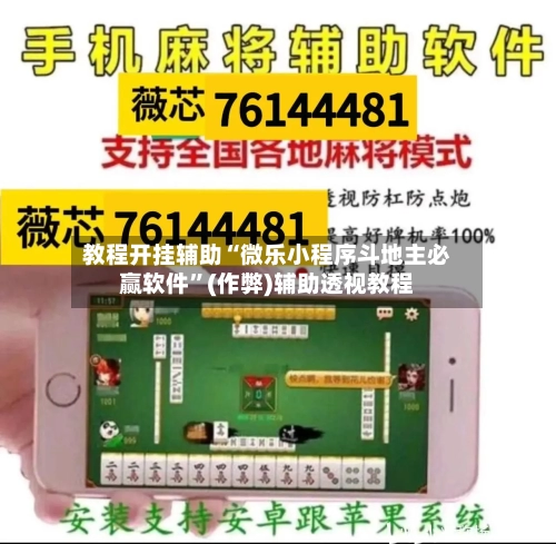 教程开挂辅助“微乐小程序斗地主必赢软件”(作弊)辅助透视教程-第1张图片