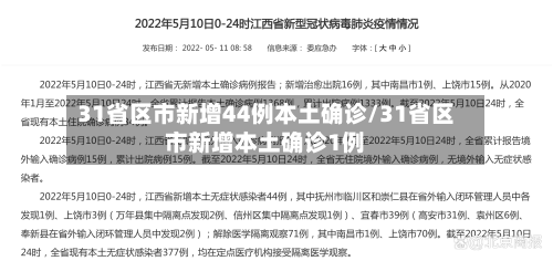31省区市新增44例本土确诊/31省区市新增本土确诊1例-第2张图片
