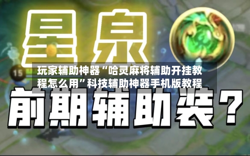 玩家辅助神器“哈灵麻将辅助开挂教程怎么用	”科技辅助神器手机版教程-第1张图片