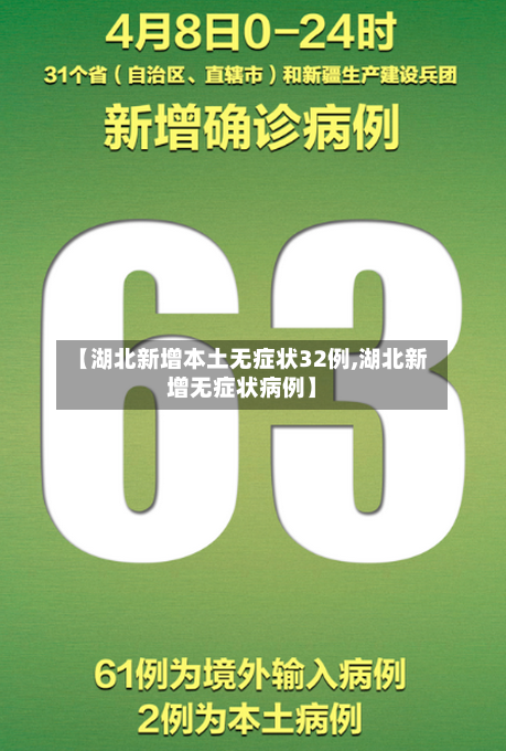 【湖北新增本土无症状32例,湖北新增无症状病例】-第3张图片