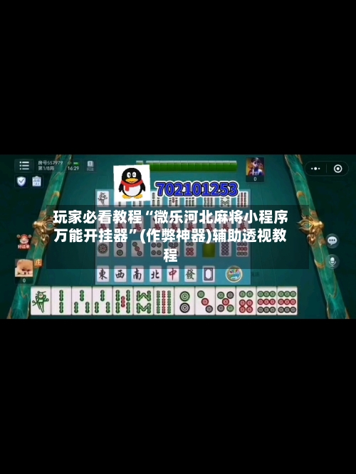 玩家必看教程“微乐河北麻将小程序万能开挂器”(作弊神器)辅助透视教程-第2张图片