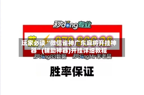 玩家必读“微信雀神广东麻将开挂神器”(辅助神器)开挂详细教程