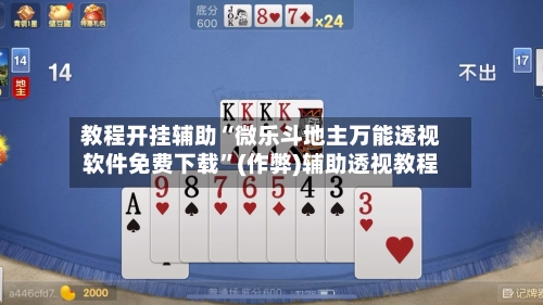 教程开挂辅助“微乐斗地主万能透视软件免费下载”(作弊)辅助透视教程-第1张图片