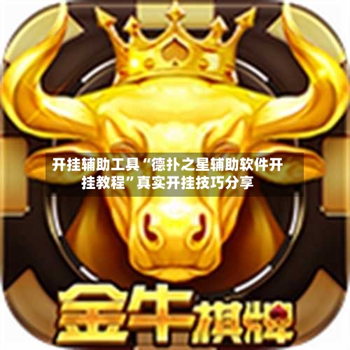 开挂辅助工具“德扑之星辅助软件开挂教程”真实开挂技巧分享-第1张图片