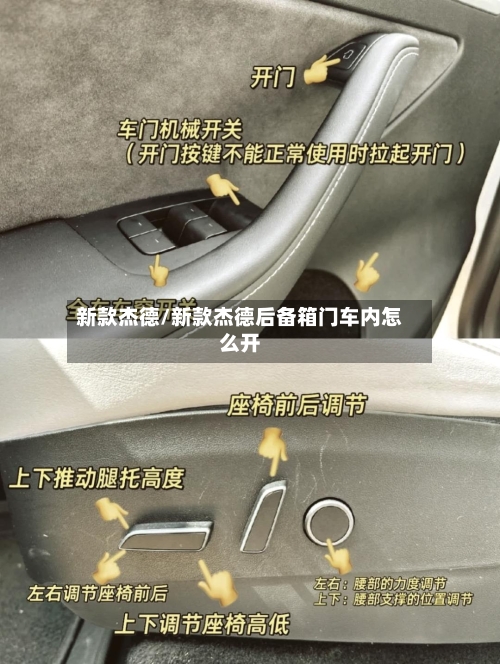 新款杰德/新款杰德后备箱门车内怎么开-第1张图片