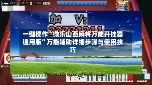 一键操作“微乐山西麻将万能开挂器通用版”万能辅助详细步骤与使用技巧-第3张图片